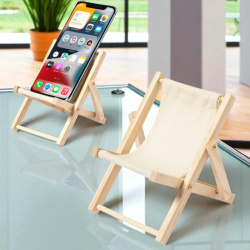 Подставка для телефона Heat, натуральное дерево, 15х12 см.